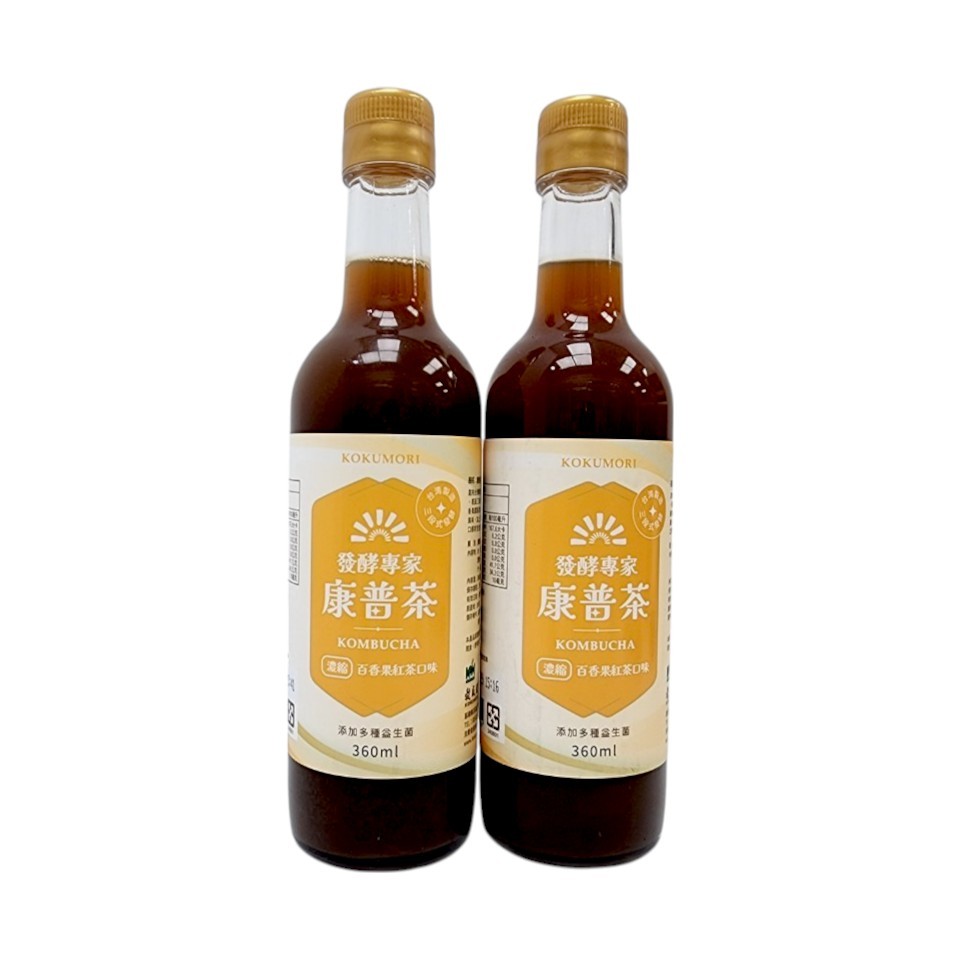 穀盛康普茶百香果紅茶口味